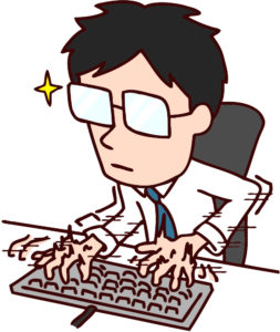 業務時間内容の見える化で生産性向上アップ